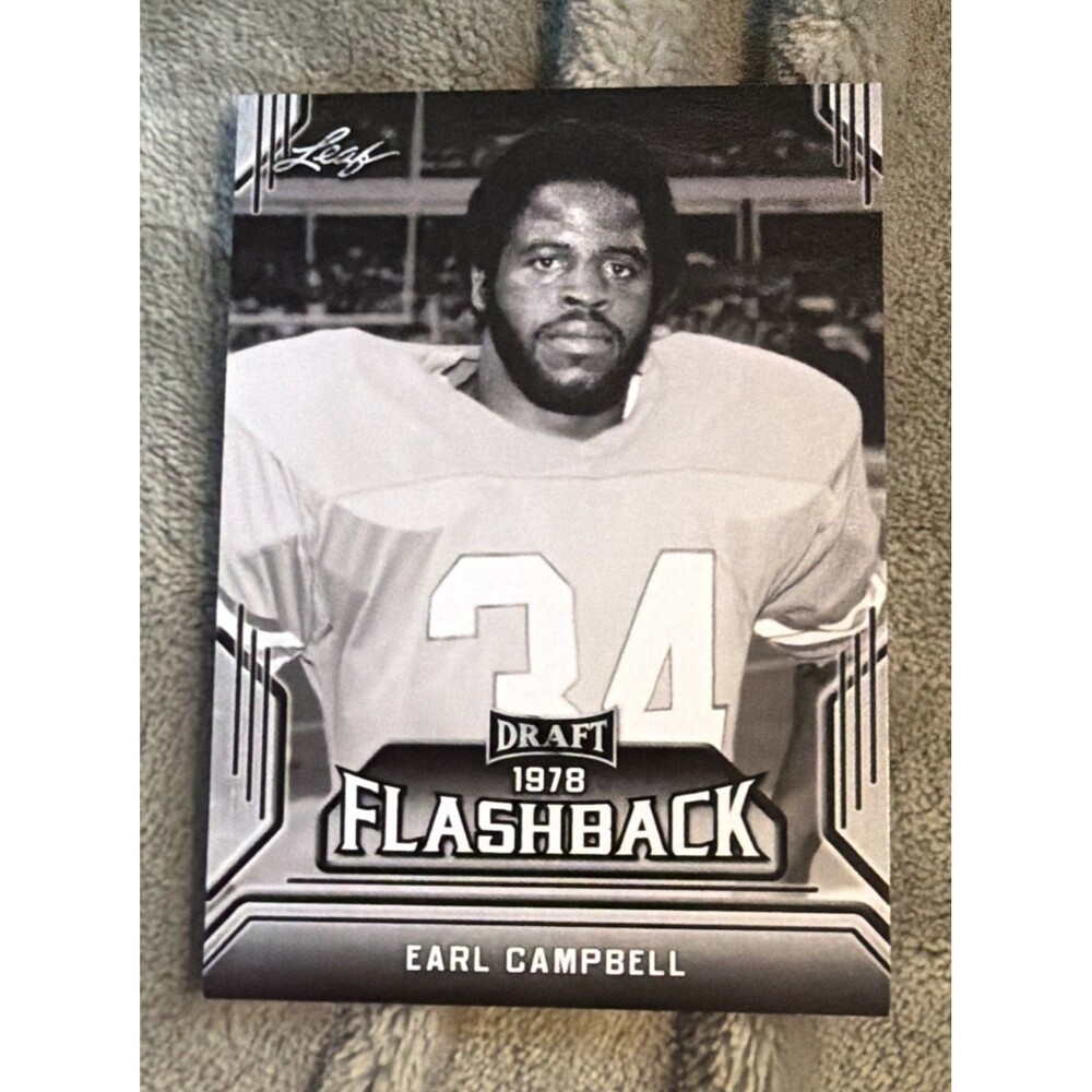 2019 Leaf Draft - Flashback 1978 Flashback Earl Campbell #05